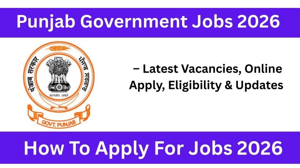 Punjab Government Jobs