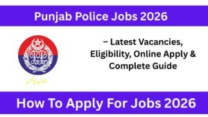 Punjab Police Jobs 2026